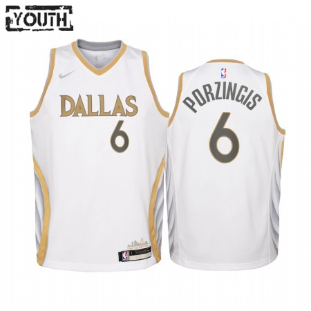 NBA Børn Trøje Dallas Mavericks Kristaps Porzingis 6 2020-21 City Edition Swingman NBA Børn Trøje Dallas Mavericks Kristaps Porzingis 6 2020-21 City Edition Swingman